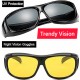 Wrap Around Unisex Night Driving HD Polarized Sunglasses for Men and Women | Night Rider Glasses for Driving Car, Riding Bike, Travelling, Sports, and Outdoors with Lens Cleaner | Anti Glare 100% UV Protection | 6 Month Warranty