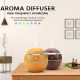 Wooden Cool Mist Humidifiers Essential Oil Diffuser Aroma Air Humidifier with Colorful Change for Car, Office, Babies, humidifiers for home, air humidifier for room (multi coloured) 6 Month Warranty